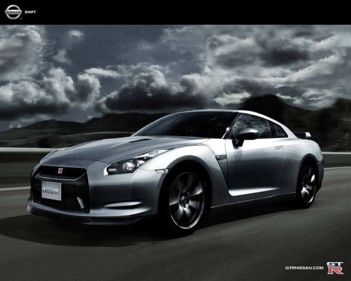 silver nissan 2009 gt r picture of left side and front end in motion car reviews