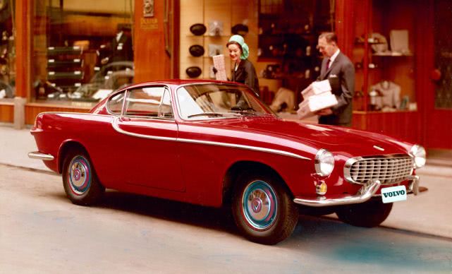 1964 Volvo 1800 red