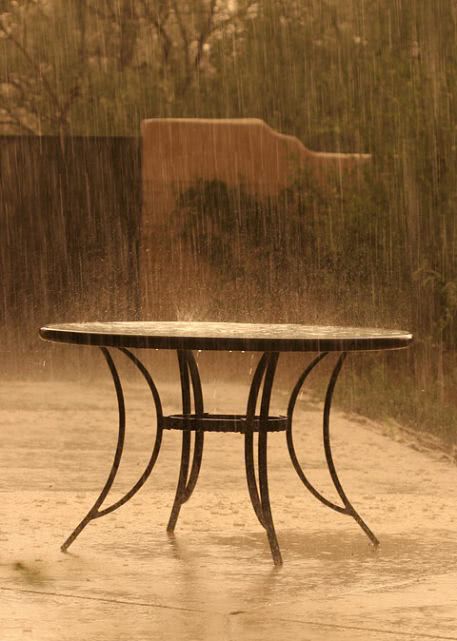rain on table 480
