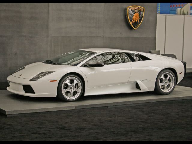 2004 Lamborghini Murcielago white side nyas 1280x960