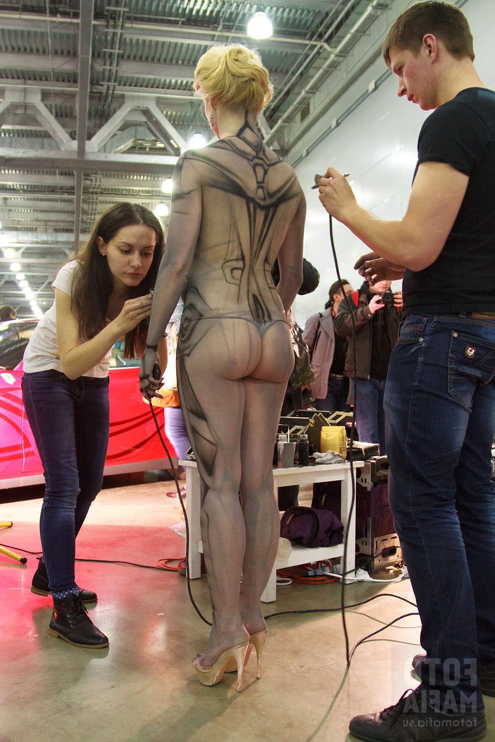 hot sexy body painting