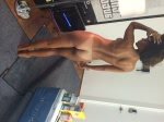 sexy rihanna posing nude
