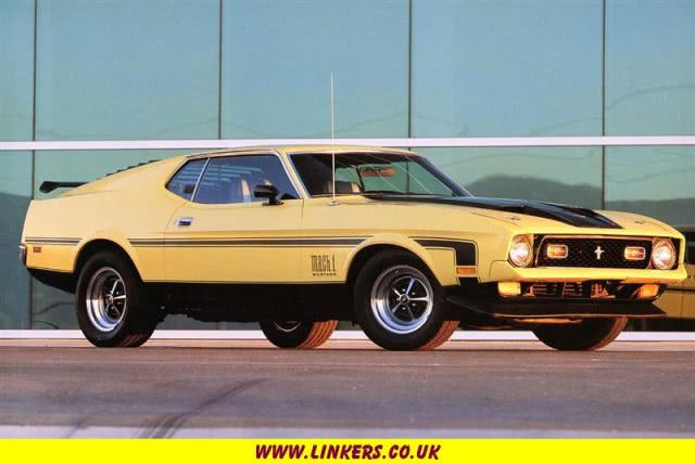 00032 1971 Ford Mustang Mach 1 Fastroof Coupe f3q