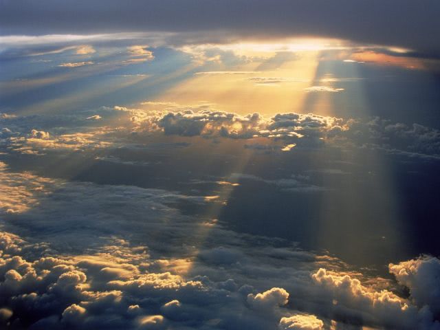 Sun Rays From Heaven