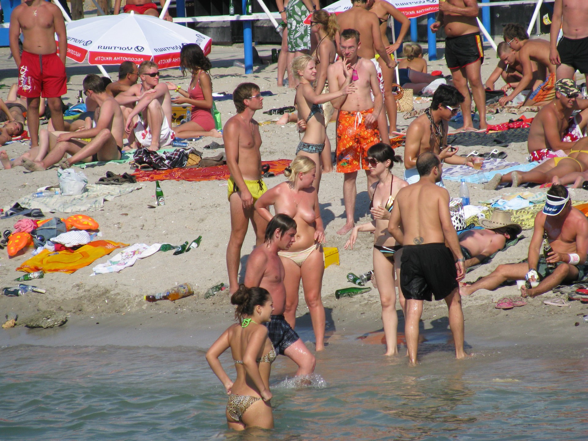 sexy pizda si cur gata de actiune pe plaja